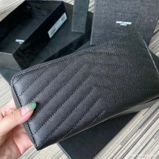 Tony Luxuries ZIPPY MONOGRAM YSL WALLET 0724
